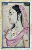 Originally a dancing girl, Lal Kunwar became Jahandar's concubine and later the queen consort. Contemporary historians noted Jahandar Shah's decadent lifestyle and his devotion to  Lal Kunwar, who is named in the inscription at the top of the page. Reportedly, Lal Kunwar had much influence at Jahandar's court.<br/><br/>

Jahandar Shah was defeated in the battle at Agra on 10 January 1713 by Farrukhsiyar, his nephew and the second son of Azim-us-Shan, with the support of the Syed Brothers. He fled to Delhi, from where he was captured and handed over to the new Emperor, who confined him along with Lal Kunwar. He lived in confinement for a month, until 11 February 1713, when professional stranglers were sent to murder him.<br/><br/>

When the stranglers were admitted into the prison, Lal Kunwar shrieked, clasped hold of her lover and refused to let go. Violently forcing the two apart, they laid hands on Jahandar Shah and finished him off. His head was severed and presented to Farrukhsiyar, while his body was taken to Humayun's Tomb and interred there. Lal Kunwar was sent to Suragpura (Hamlet of Happy Wives) where the widows of previous emperors lived in retirement.