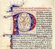 Germany: Detail of an illuminated page from the Mainz Catholicon, probably printed by Johannes Gutenberg c. 1458-1460